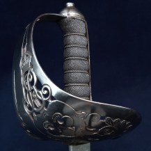 British WW1 1897 Pattern Infantry Officers Sword Captain William Henry German 6th Devonshire Regt, KIA 26